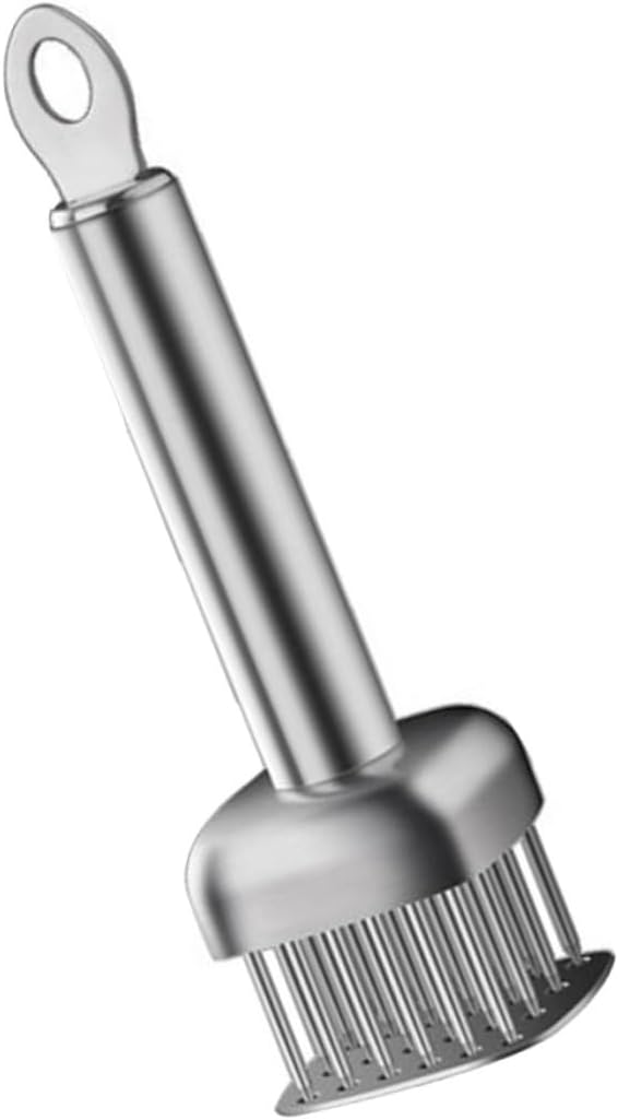 Ciieeo Meat Tenderizer Needle Tool Stainless Steel Kitchen Gadget for Steak Poultry and Fish Ergonomic Design for for Improving Texture and Cooking
