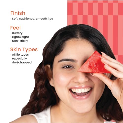 Image of Foxtale Lip Sleeping Mask | With Maracuja Oil, Ceramides & Vitamin E | Repairs Dry, Cracked Lips Overnight | Cushions, Plumps & Hydrates | Tastes Like Watermelon | For All Skin Types | For Men & Women