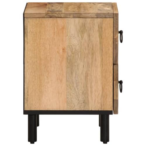 Table d'appoint moderne en bois de manguier pour ranger sans encombrer - 7