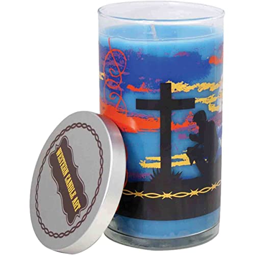 BLACK FOREST DECOR Christian Cowboy Candle