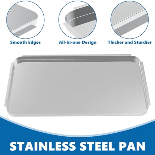 Image of SafBbcue Grill Grease Tray, Stainless Steel Drip Pan Tray, Bull Grill Replacement Parts 24269 of All Bull 38 Inch Grills - Brahma