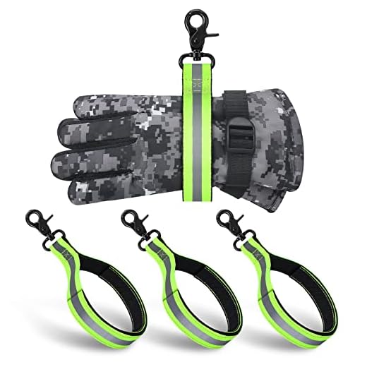 3 Pcs Firefighter Gear Heavy Duty Firefighter Glove Strap with Reflective Trim Fire Gear Accessories Polyester Fire Gloves Firefighting Glove Safety Strap for Workers (Fluorescent Yellow)