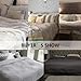 Simple&Opulence 100% Washed Linen Duvet Cover with Embroidered,3 Pieces Soft Farmhouse Comforter Set with Button Closure,1 Duvet Cover and 2 Pillowshams(Queen,Natural Linen)