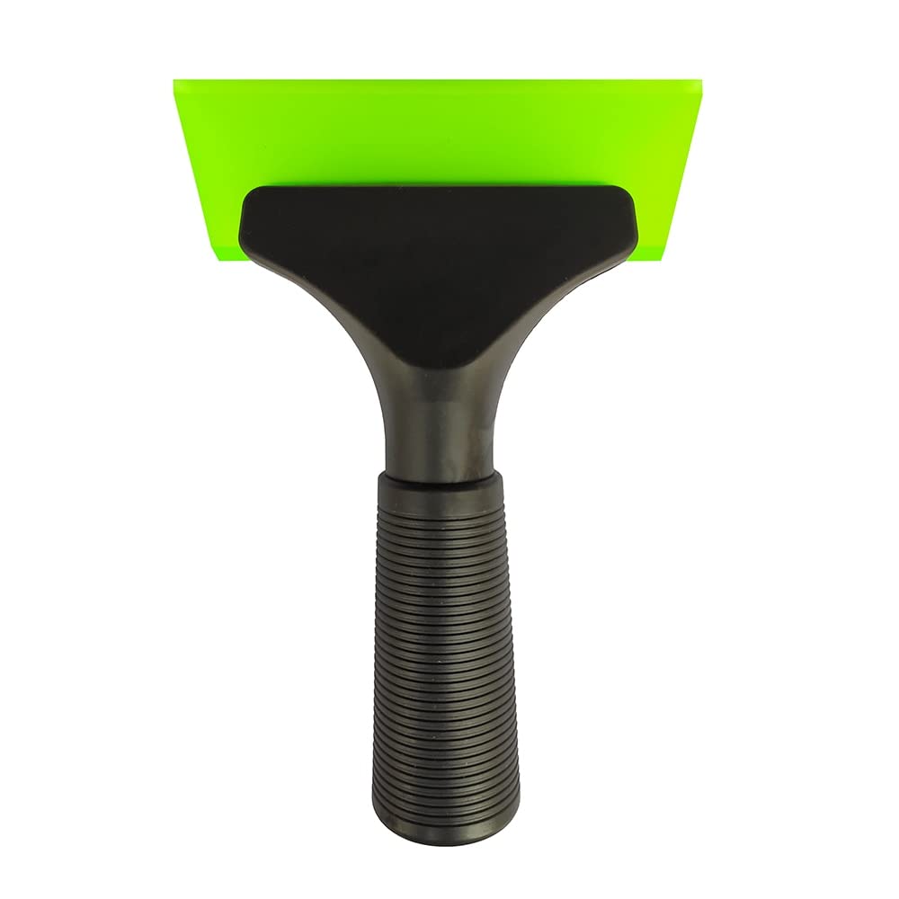 Shower Squeegee Auto Magic Handle Car Ice Scraper Snow Shovel Window Kitchen Bathroom Water Wiper Cleaning Tool Vinyl Wrap Tint Squeegee 1 (Color : Green)