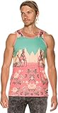 neff Men's World Travelers Tank Top