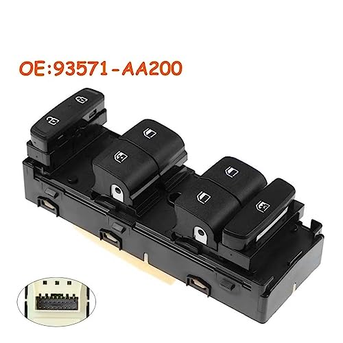 Interrupteur de commande de vitre électrique 93571-AA200 bouton bloqué réparé - 2