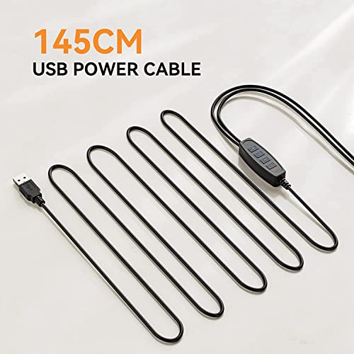 Elikliv Gooseneck Microscope Auxiliary Lights, Aluminum Flexible Digital Microscope Led Lights With 3 Lighting Modes, Adjustable Brightness, Compatible With 4.3'', 7'', 10.1'' Microscope #TOP6