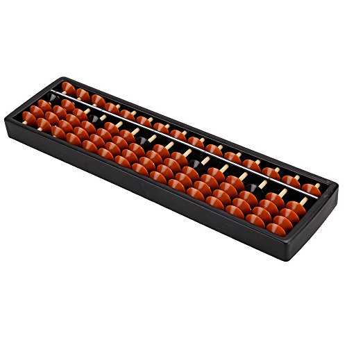 Image of 15 Digits Column Abacus Soroban Arithmetic Math School Learning Aid Tool