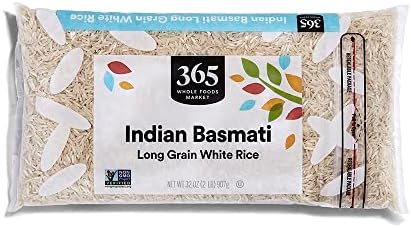 Amazon.com: 365 by Whole Foods Market, Indian Basmati White Rice, 32 Ounce