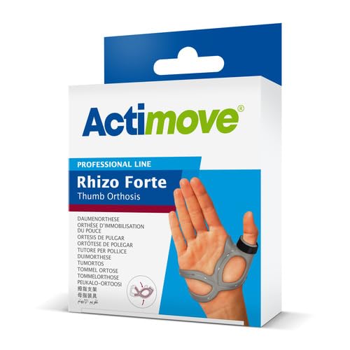 Actimove Inmovilizador Pulgar Rhizo Forte Izquierdo Gris S