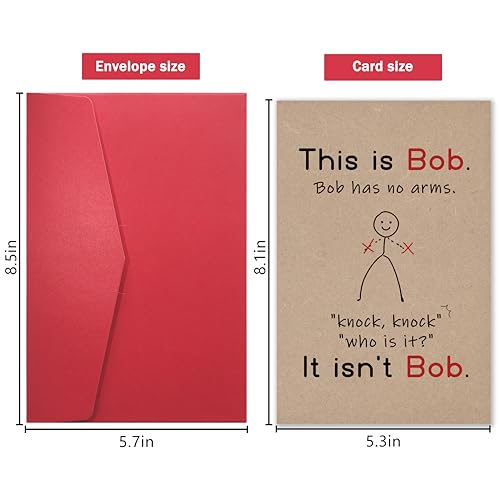 Image of Funny Birthday Card for Men or Women, Hilarious Birthday Gift for Friends Family Coworkers, Cheeky Black Humor Bday Greeting for Him Her, Humorous Office Joke Card