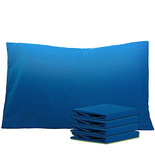 NTBAY - Housses de coussin en microfibre - Douces et anti-plis - Avec fermeture anti-salissure Cover