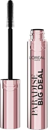 L'Oréal Paris Big Deal Mascara Volumizzante, Adatto a Occhi Sensibili, +100% Volume e Lunghezza Senza Grumi, Formula Modulabile e Stratificabile per Impatto Super, Con Self Smoothing Complex, 9,4ml
