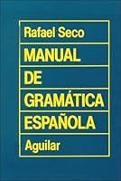 Manual de Gramatica Espanola = Spanish Grammar Manual 840327081X Book Cover