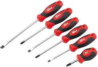 Draper Redline 68013 Soft Grip Screwdriver Set (6-piece), Blue