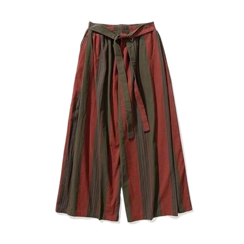 Pantalon rétro chinois en coton et lin de haute qualité pour homme