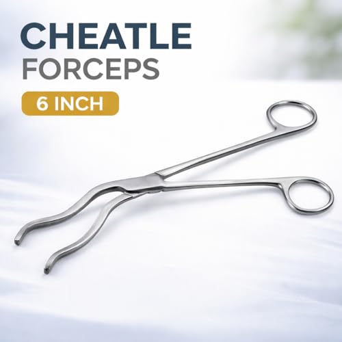Image of Cheatle Forceps 6 Inch Stainless Steel | Dressing Forceps for OT, Hospital, Clinic & Medical Use