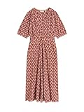 White Stuff Women's Langarm Jersey Dress – Versatile Elegance for Any Occasion – PINK MLT – Größe 38R