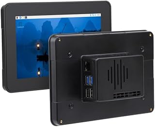 Raspbery Pi 7インチタッチディスプレイ2とRaspbery Pi 5用保護ケース、複数の7インチスクリーンと互換性があり、Raspbery Pi Hats (PI5-CASE-TD2)の取り付けをサポート