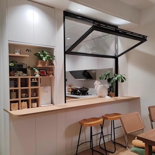 Ventanas plegables para cobertizos con ventilación empotrada y marco de aluminio robusto 3