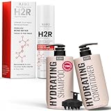 Ultimate Hair Hydration and Repair Bundle: Hydrating Shampoo & Conditioner Set + Molecular Bonding Hair Treatment – Comprehensive Solution for Deep Moisture, Damage Repair, and Strengthening -  Rida Hair Research Institute