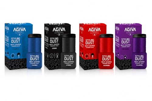 Agiva Hair Styling Powder Wax 02 Black Strong Hold miniatura 6