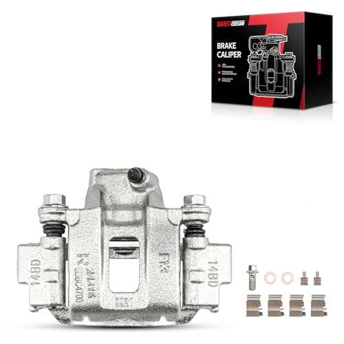 Image of Torchbeam Rear Brake Caliper Right for Toyota 4Runner 2003-2009, Toyota FJ Cruiser 2007-2014, Rear Right Caliper with Bracket Replace # 19B2726