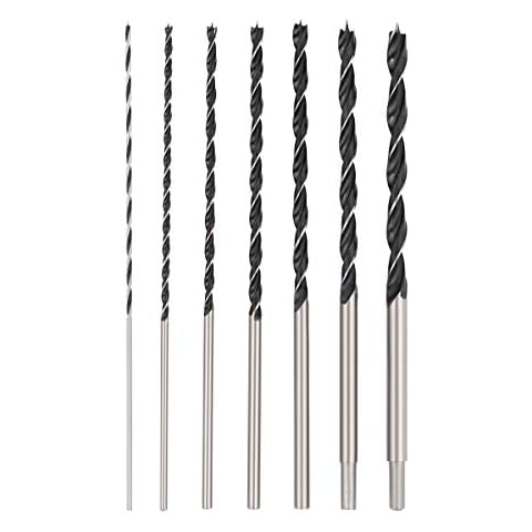 COMOWARE Extra Long Brad Point Drill Bit Set Cover