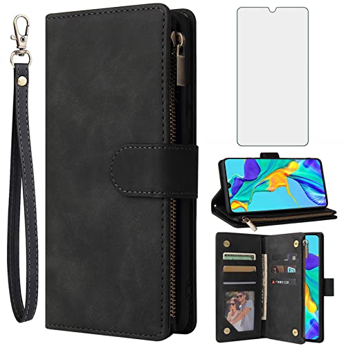 Etui Huawei P30 DKPT US Noir : Coque de Protection Arrière Fine