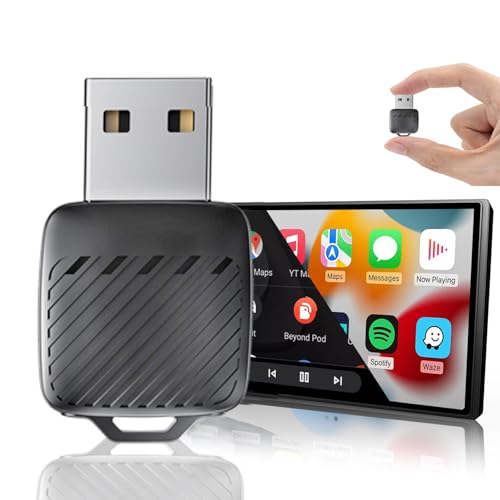 Image of Obvie 2-in-1Wireless Carplay and Android Auto Adapter, Quick Connection & Auto Reconnect, Bluetooth 5.4 & 5.8Ghz WiFi 6, Wired CarPlay & Auto Android to Wireless, Easy to Use & Setup, USB A /C (Multi)