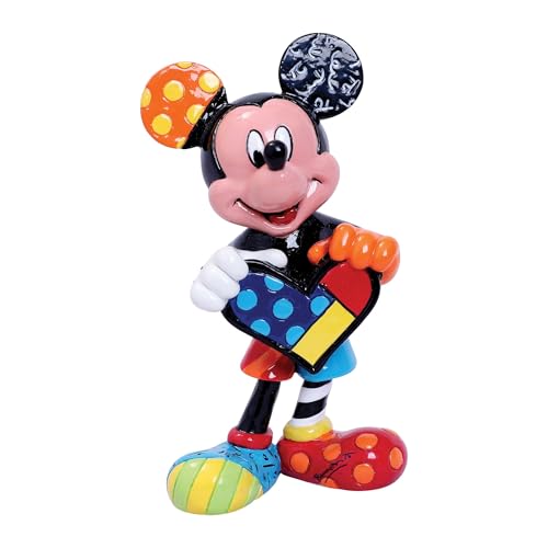 Disney Britto Mini Figurine Mickey avec Un Cœur 6006085 Taille Unique