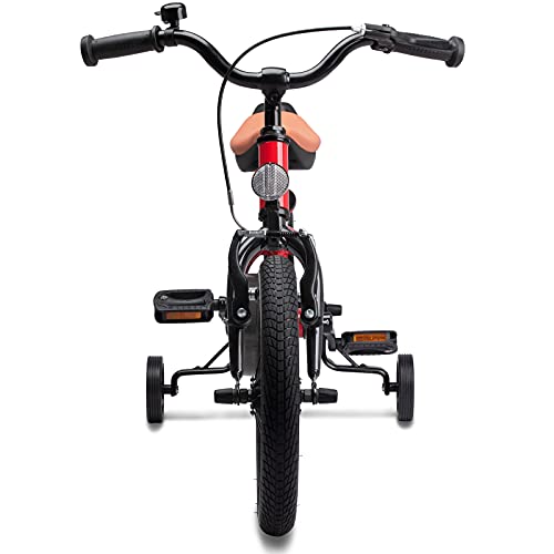 RASTAR BMW 14 Inch Toddler Bike with Training Wheels for Boys and Girls Age 3-7, a Valuable Outdoor Gift of Kids Light Weight Bicycle for Children 3 4 5 6 7 Years Old, Red by RASTAR - Image 3