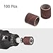 HARFINGTON 100pcs Sanding Drums 3/8 Inch Mini Sanding Sleeves 400 Grit Sanding Bands for Drum Sander Rotary Tools