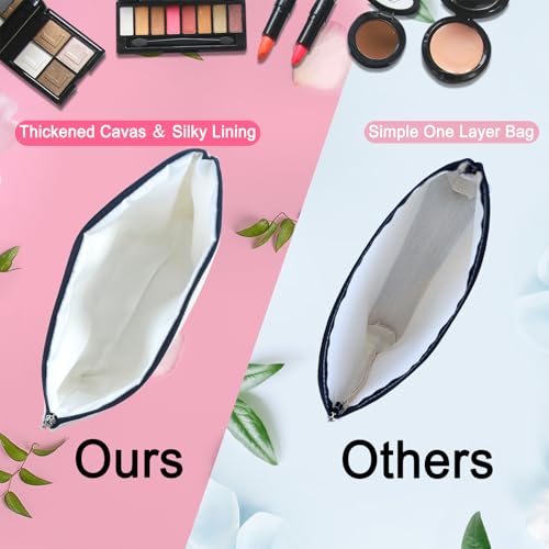 DJOLY Bridal Shower Gifts for Bride To Be 2025 Makeup Bag, Bridal Shower Decorations, Wedding Engagement Gifts Bachelorette Party Accessories for Women, Small Cosmetic Travel Zipper Pouch3