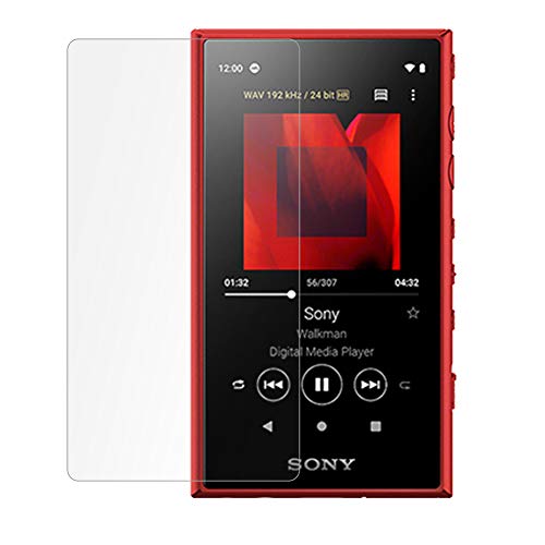 NUPO Verre Trempé pour Sony NW-A100 NW-A100TPS / NW-A105 / NW-A105HN / NW-A106 / NW-A107[ Lot de 2 ],[ sans Bulles],[ Anti-Rayures-pour], Indice Dureté de 9H Ecran Film Protecteur Compatible Cover