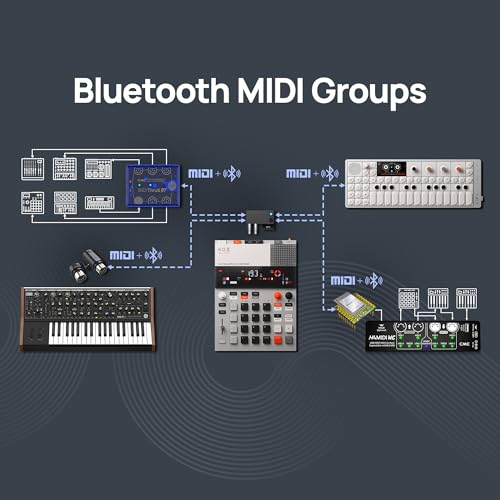 Image of CME WIDI K.O.II Premium Bluetooth MIDI Interface for teenage engineering | Compatible with medieval & riddim, Ultra Low 3ms Latency, No Battery, No Drivers