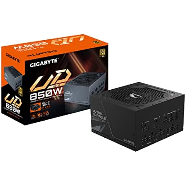 Gigabyte 850 W 80+ Plus Gold w pełni modułowy zasilacz ATX (GP-UD850GM PG5)