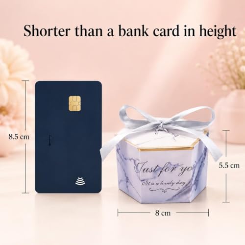 Image of SATYAM KRAFT 50 Pcs Small Hexagon Shape Paper Folding Gift Boxes with Ribbon | Premium Return Gift Boxes for Wedding, Birthday, Engagement, Baby Shower, Chocolate & Dry Fruit Packaging (Black)