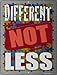 Different Not Less Novelty Mini Metal Parking Sign PM-3030