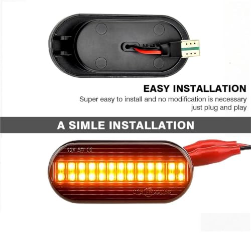 Luz de posición lateral dinámica VW intermitentes LED Golf 4 Passat 3BG 3