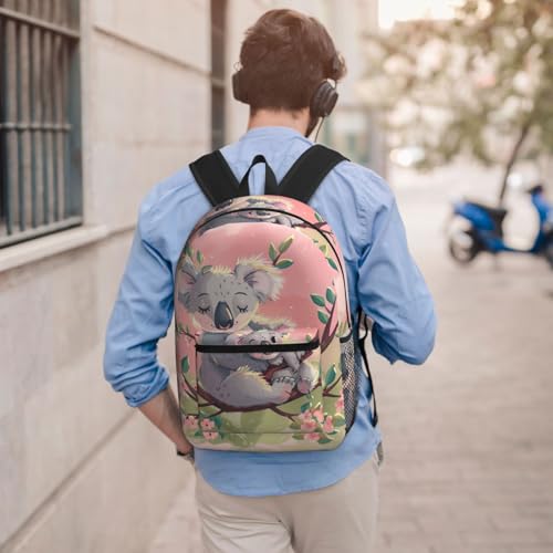 Sac à dos multi-poches tendance Koala Bear avec grand espace 43,2 cm - 7