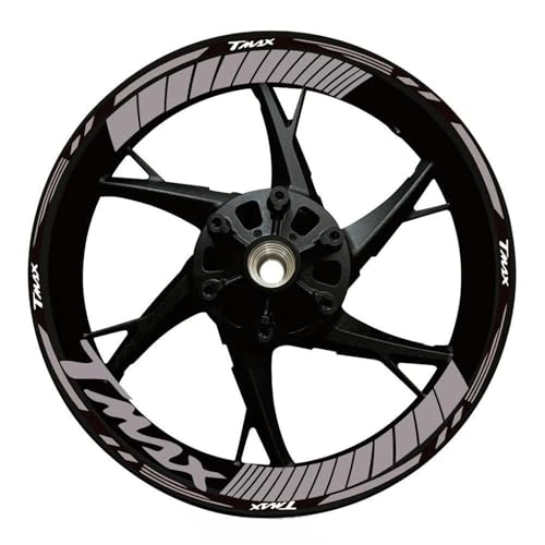 Autocollants de roue moto réfléchissants Yamaha TMAX 530 560 500 liserés jantes