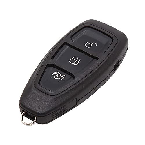 uxcell 3 Buttons Key Fob Remote Control Case Shell Replacement for Ford Focus 2011-2014 Kuga 2008-2014 Fiesta 2008-2013 Mondeo 2007-2014
