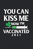  Quarantine St Patricks Day 2021 Dabbing Vaccinated Mask Design: 6x9 Notebook Logbook Dot Graph