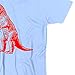 Happy Family The Big Bang Theory T Rex Dinosaur Mens T-Shirt - Large - Light Blue