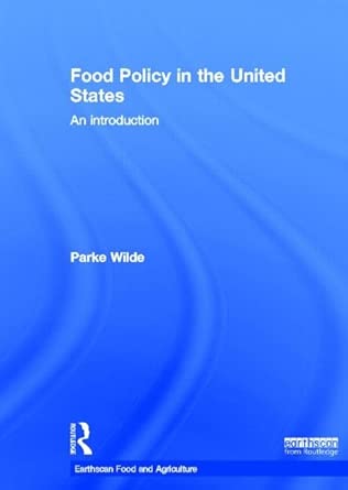 Food Policy in the United States: An Introduction book cover