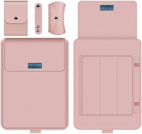 Generic, AOHC 1314 inch (Rose Gold) Laptop Sleeve Case Laptop Stand Adjustable, Computer Shock Resistant Bag with Mouse Pad for MacBook, Window Surface