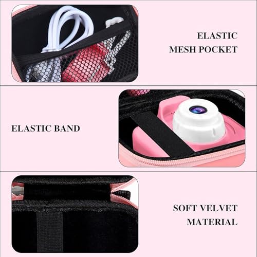 Funda para cámara infantil Leayjeen compatible con cámaras digitales de juguete miniatura 5