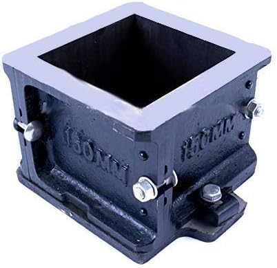 Concrete Cast Iron Cube Mould – Non ISI – Perfect Casting – Oiled Surface for long life – Heavily Packed for Complete Safety In Transportation - 150x150x150mm (Regular 7 Kgs, 1 Pc.)