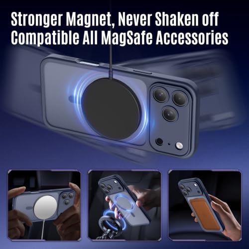 Symcele Designed for iPhone 18 Pro Case/iPhone 17 Pro Case, Deep Blue - image 3